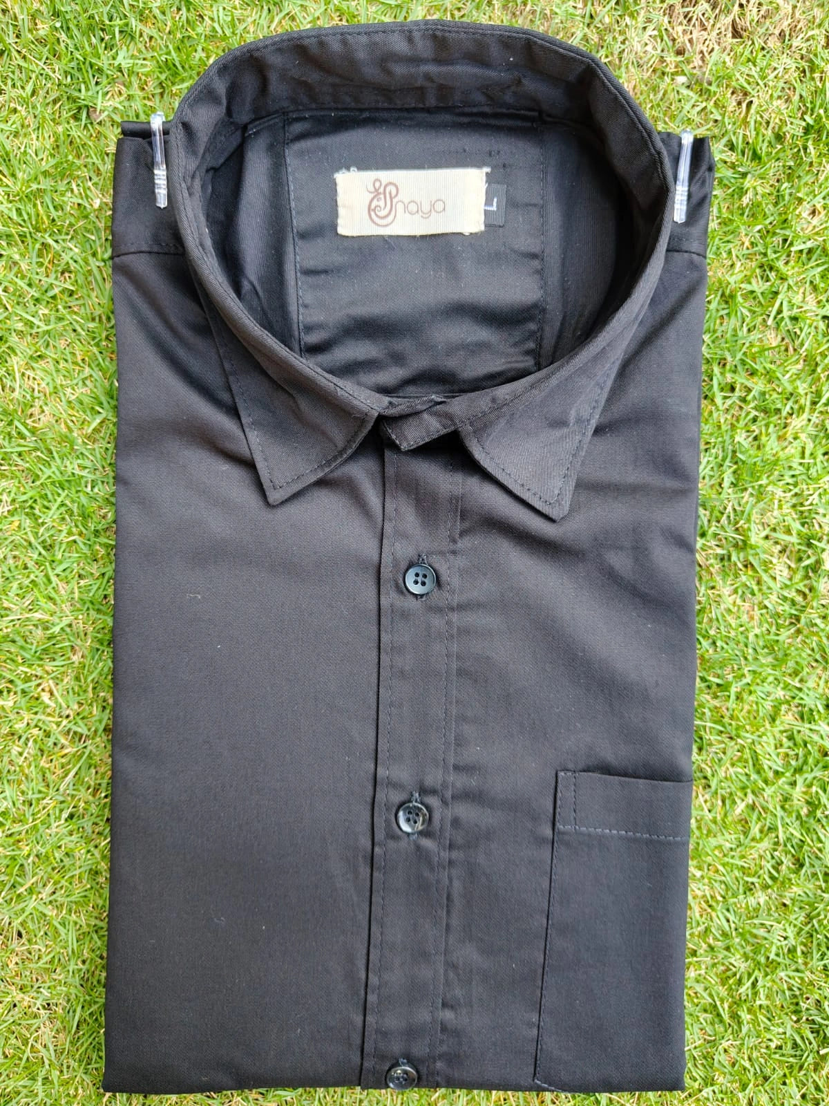 Premium cotton black men shirt