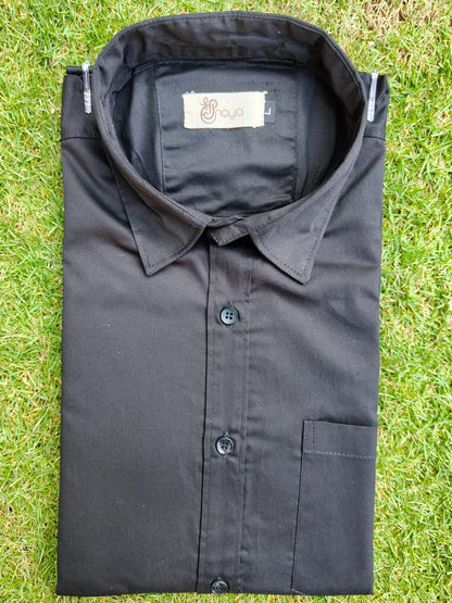 Premium cotton black men shirt