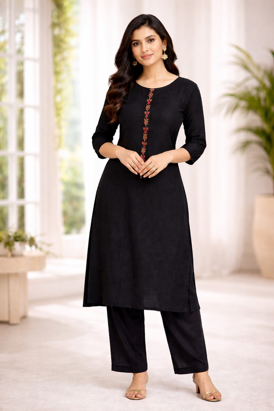 Shreenaya Cotton Kurti Set 