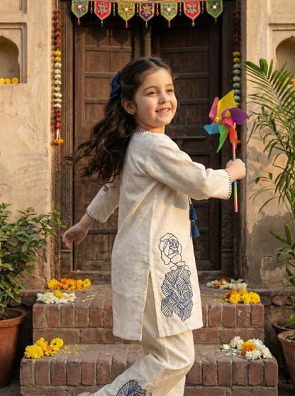 Girls kids casual outfits breathable cotton wear