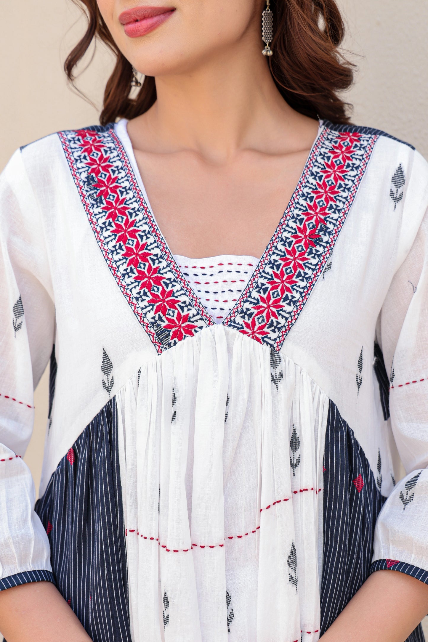 Designer ethnic kurta pant set Shreenaya