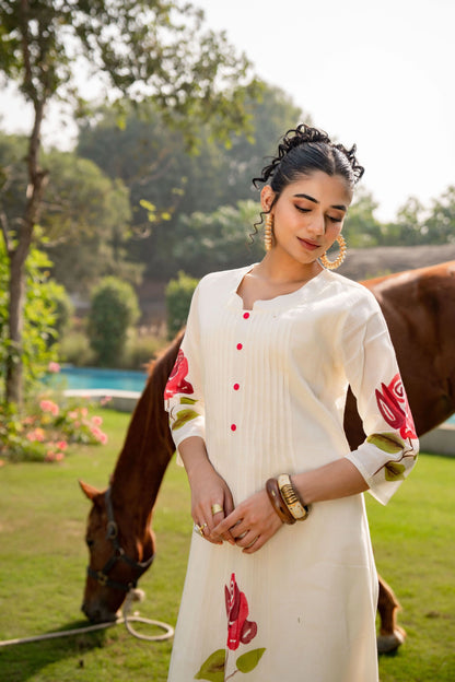 Premium hand painted women’s outfit set