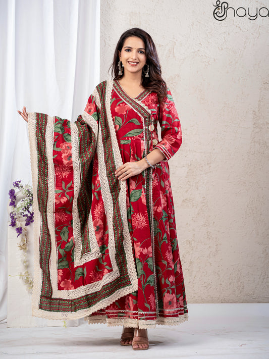 red-anarkali-suit-set-shreenaya